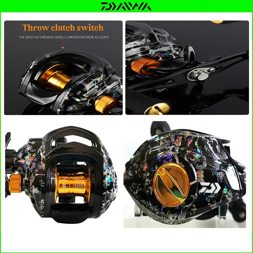 DAIWA reel 7.2:1 high-speed fishing reel 16KG maximum resistance long throw seawater